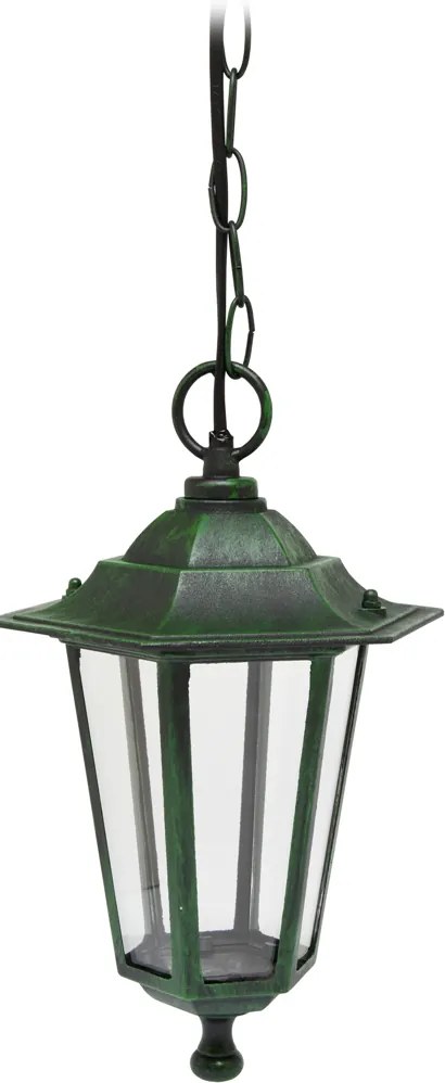 Vonkajší závésná lampa Ecolite Z6105-PAT patina