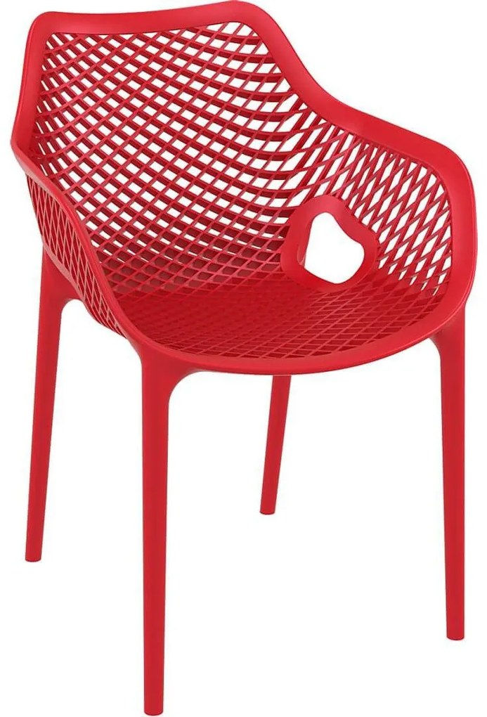 AIR XL záhradná stolička red