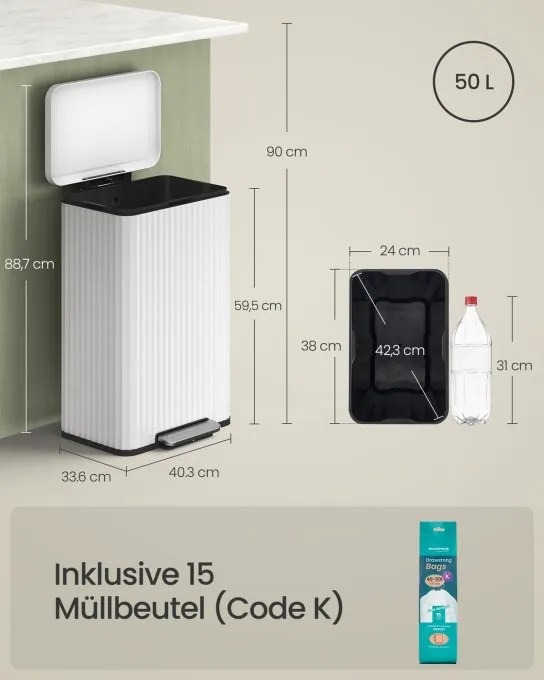 Odpadkový kôš LTB586WZ02