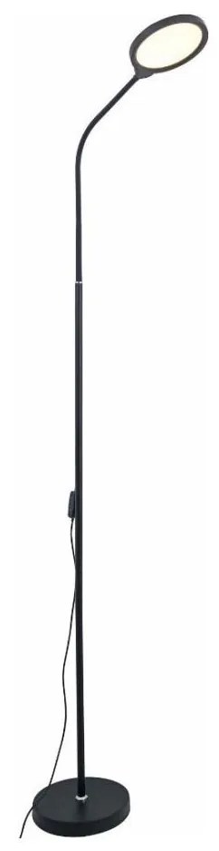Zuma Line SM-609-BL- LED Stmievateľná stojacia lampa LED/10W/230V čierna