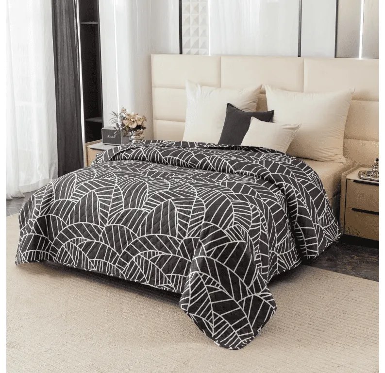 Prehoz na posteľ CHARCO sivý Rozmer: 220 x 240 cm