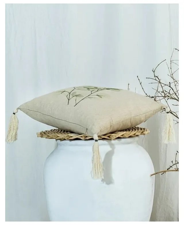 Obliečka na vankúš s prímesou bavlny 45x45 cm – Mila Home