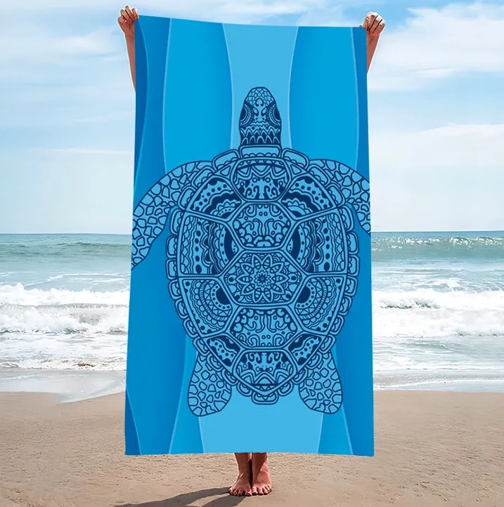 Plážová osuška s korytnačkou 100 x 180 cm Šírka: 100 cm | Dĺžka: 180 cm