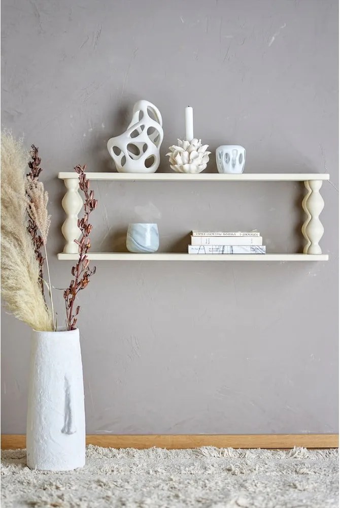 Biela poschodová polica 80 cm Salino – Bloomingville