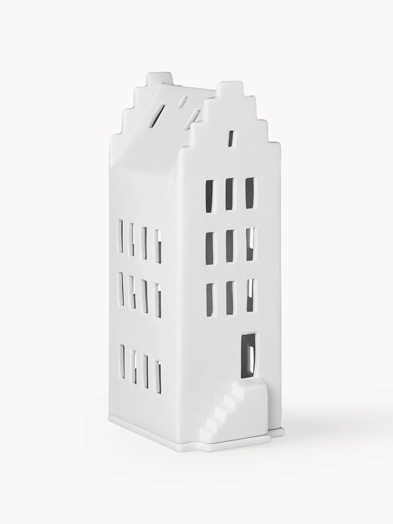 Vysoký porcelánový svietiaci domček Living, V 20 cm