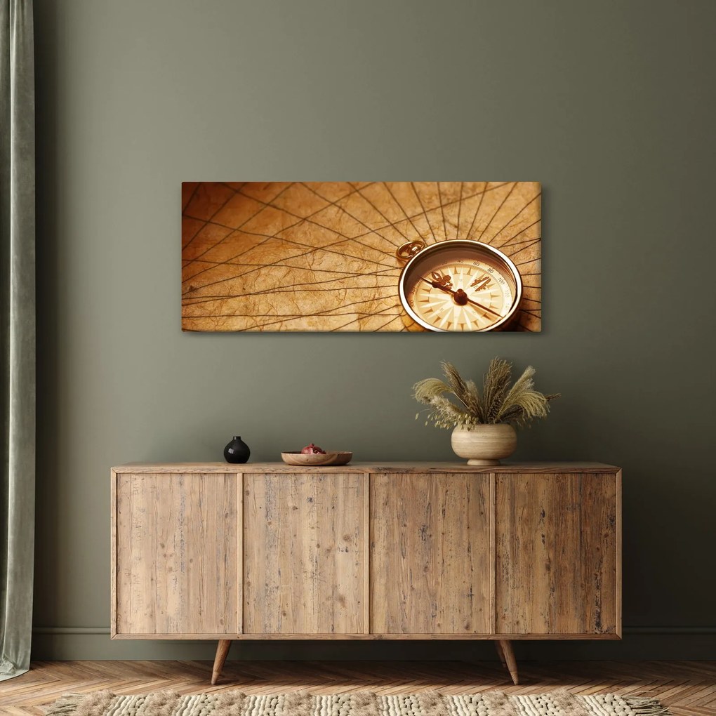 Obraz - Kompas (120x50 cm)