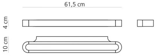 Artemide AR 1913050A - LED Nástenné svietidlo TALO 60 1xLED/25W/230V