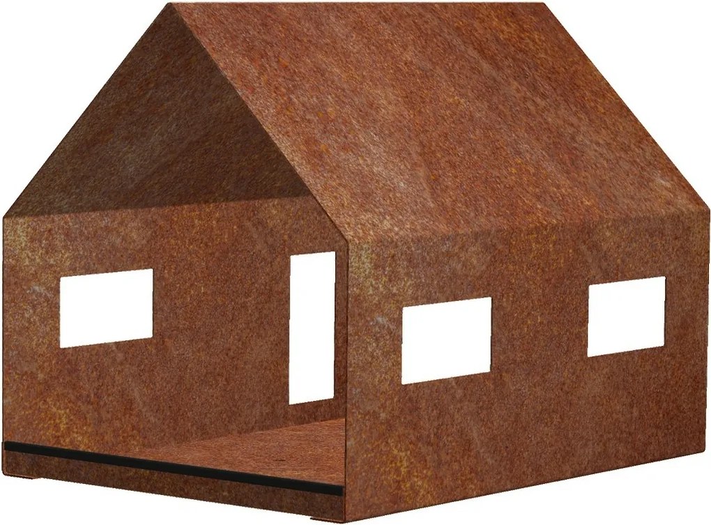 Casa Vtáčie kŕmidlo 30 x 21 x 23 cm, corten CORGARDEN 1040