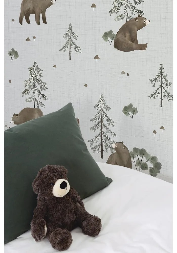 Detská tapeta 10 m x 50 cm Mountain & Bears – Lilipinso