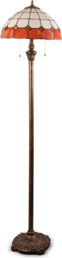 BRILAGI - Tiffany vitrážová stojacia lampa SIENNA 2xE27/60W/230V