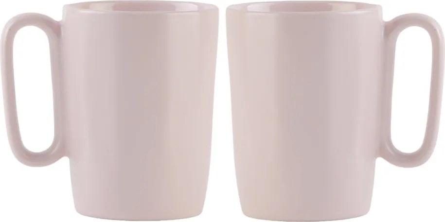 Ružové hrnčeky z kameniny v súprave 2 ks 250 ml Fuori – Vialli Design