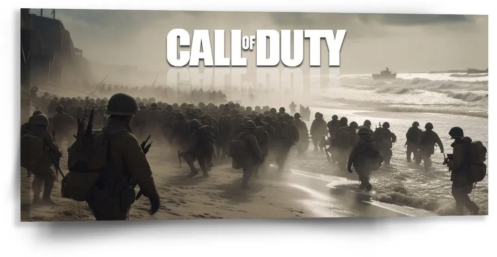 Sablio Obraz Call of Duty Normandia - 110x50 cm