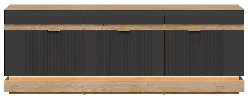 TV stolík Milton Ml01 Dub Crem Torro Antracit