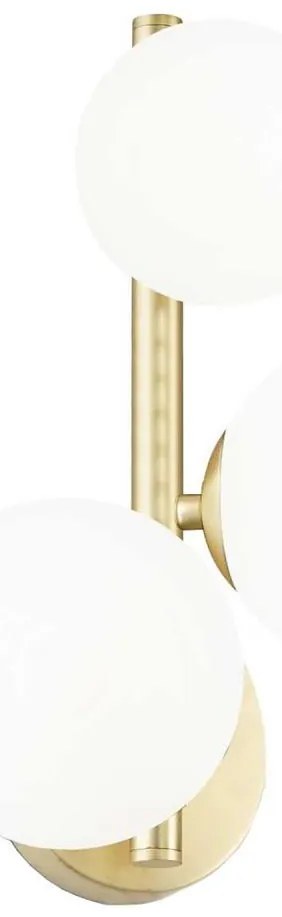 Ideal Lux - LED Nástenné svietidlo PERLAGE 3xG9/3W/230V zlatá/biela