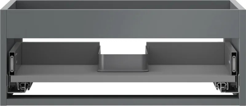 Mexen Box-A, závesná skrinka 60 cm, 1 zásuvka, grafitová matná, 91AX0-0600-235-1-66