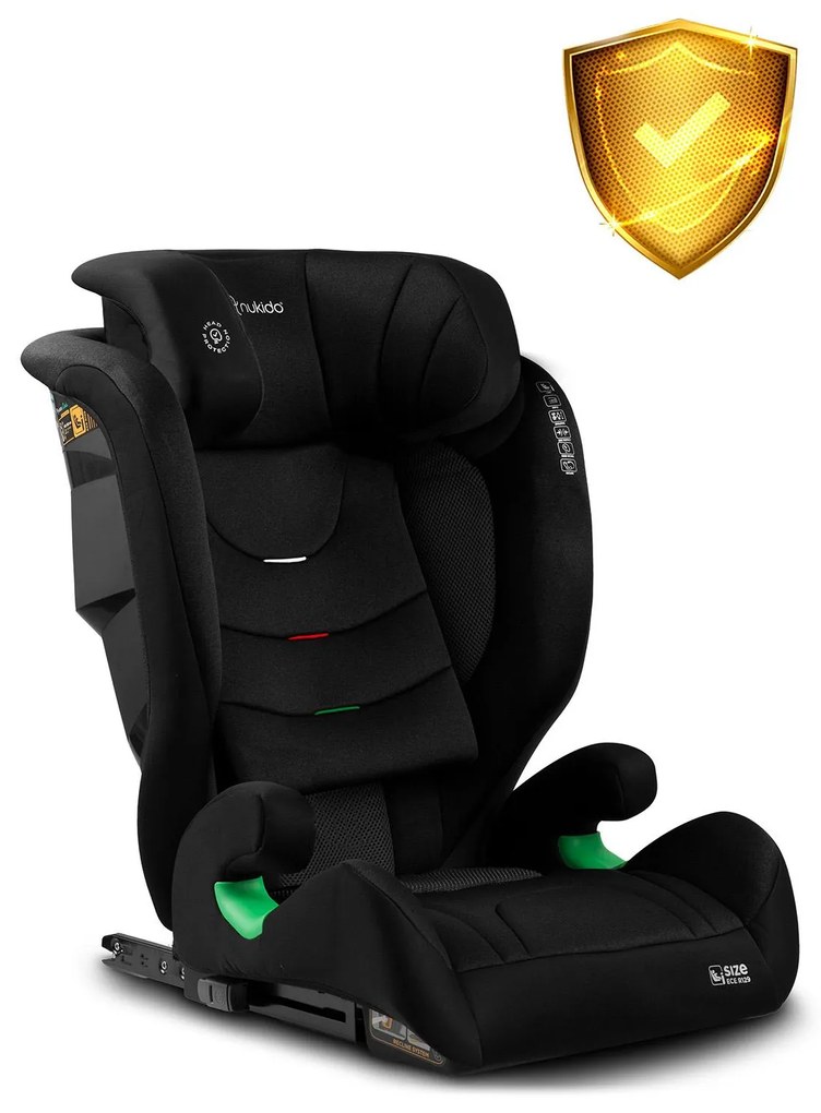 Autosedačka Louis Soft, ISOFIX, 15-36 kg, čierna | Nukido