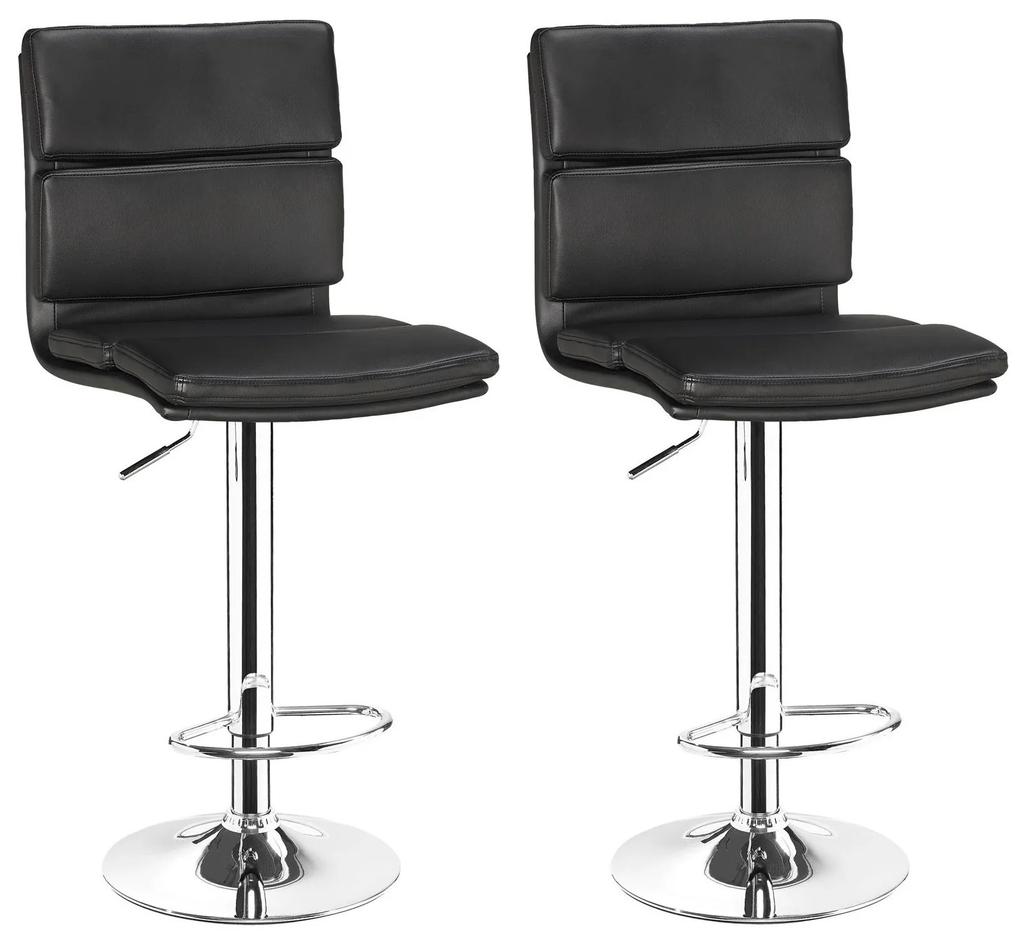 2x Barová stolička Hawaj CL-7006-2 | čierna