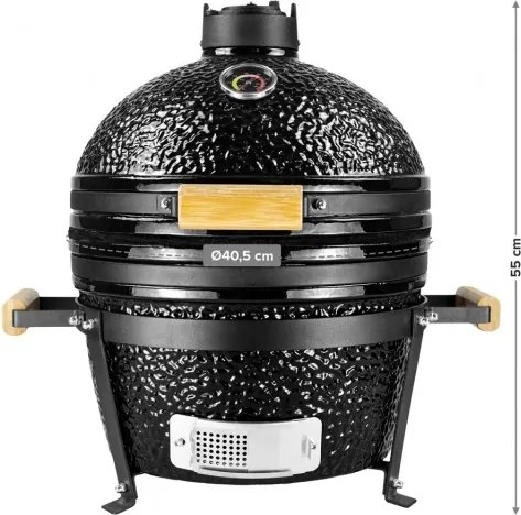 MI Keramický drevený gril 16T''