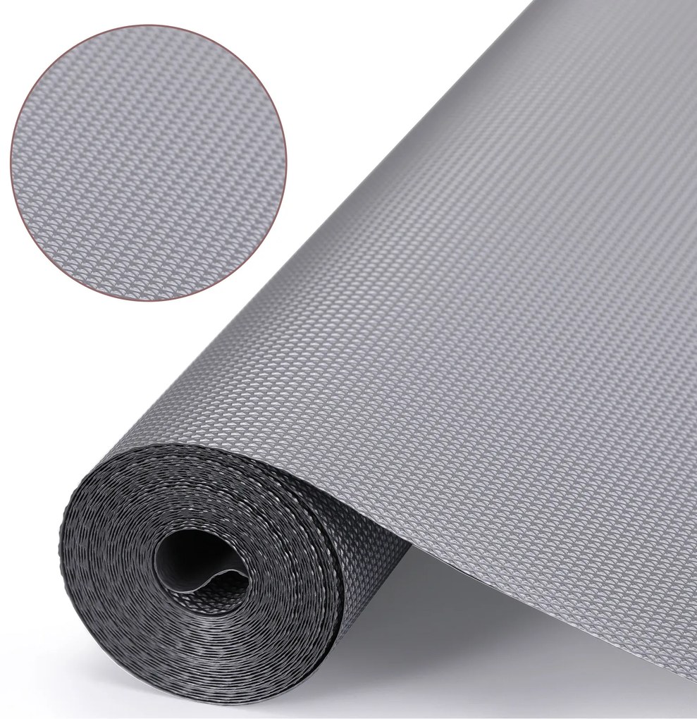 Protišmyková podložka do zásuvky, sivá - 120 x 50 cm