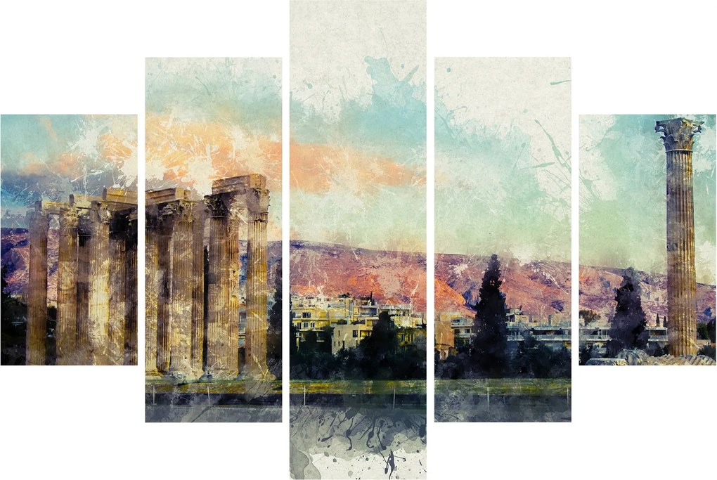 Obraz - Akropolis, Atény, Grécko (150x105 cm)