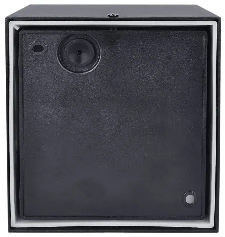 Brilagi-LED Vonkajšie nástenné svietidlo so senzorom TERNI LED/12W/230V čierna IP44