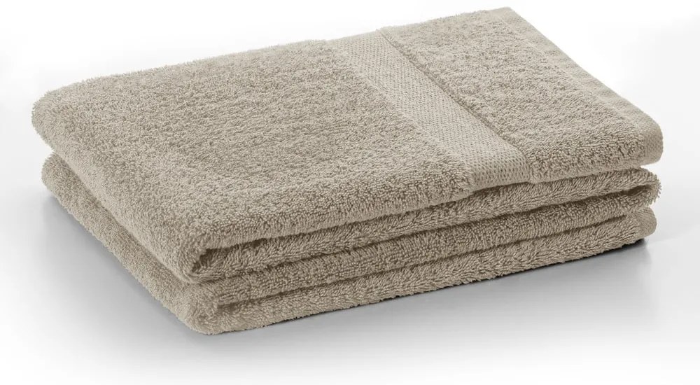 Béžové froté bavlnené uteráky a osušky v súprave 10 ks Marina – DecoKing