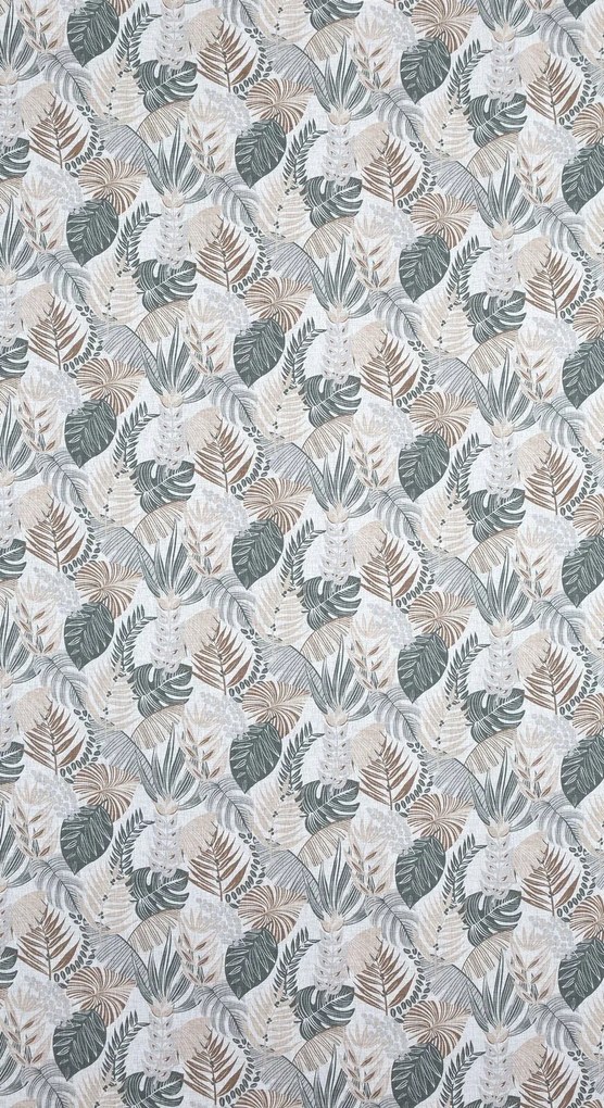 ZÁVES NA KRÚŽKOCH AMELA 150X250 CM LISTY