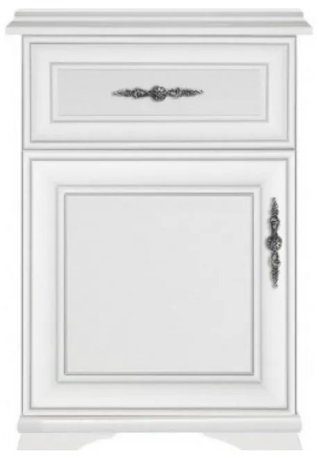 Skriňa KENTAK 1D1SL/P, alpská biela