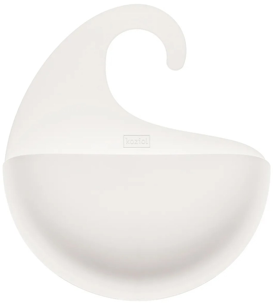 Koziol Kúpeľňový závesný box Surf XL biela, 8,1 x 27 x 31,5 cm