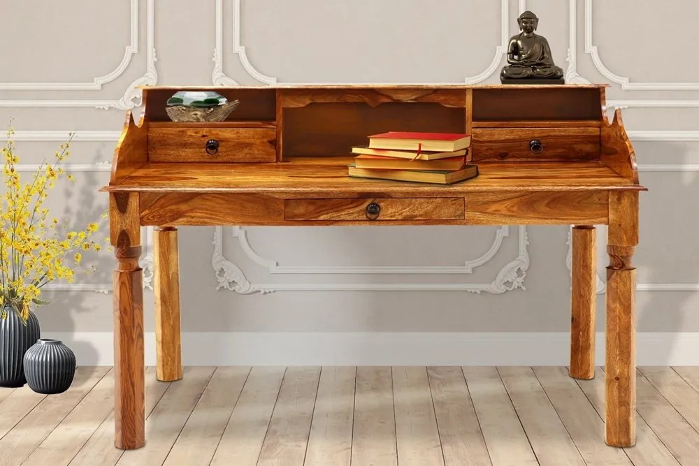 furniture-nabytek.cz - Písací stôl z palisandrového dreva 120x100x60