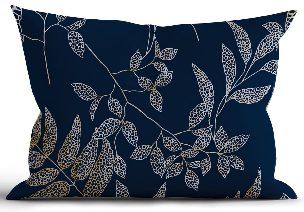 Bavlnená obliečka na vankúš Renforcé 40 × 60 cm - Gabriela tmavo modra