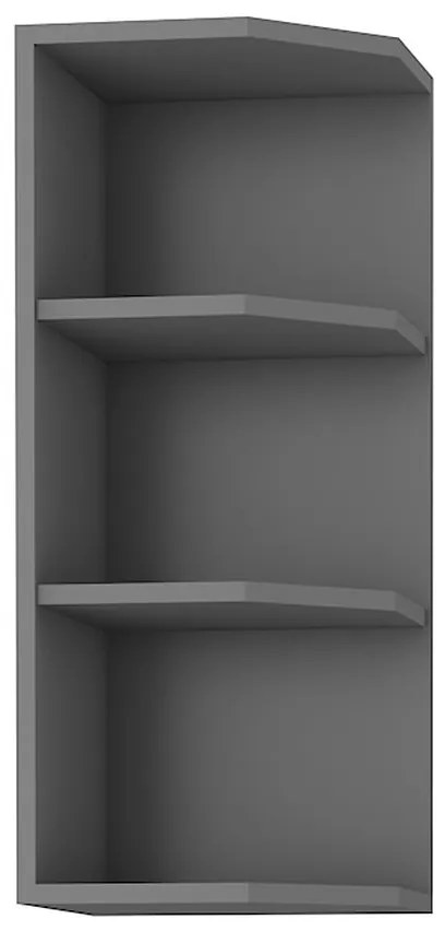 Kuchynská skrinka SCANDI/AVA/NESSA antracitová 30g-72 zak