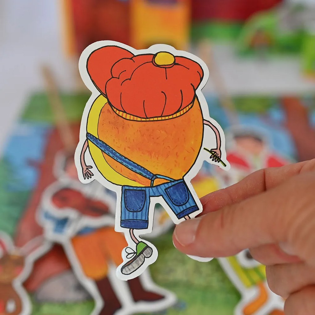 MARIONETINO Bábky a kulisy k rozprávke Boudo, budko