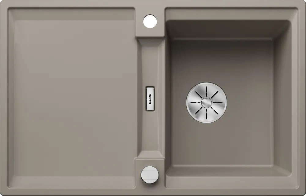 Blanco Adira 45 S, silgranitový drez 780x500x200 mm, 1-komorový, tartufo, BLA-527591