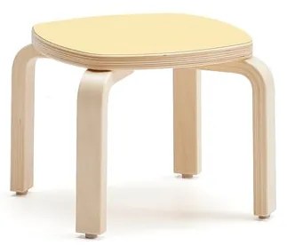 Detská stolička VIDE, laminát - žltá, výška 260 mm