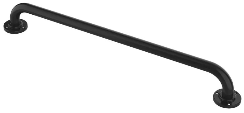 Spirella Držadlo do kúpeľne SAFE, čierna, 60 cm