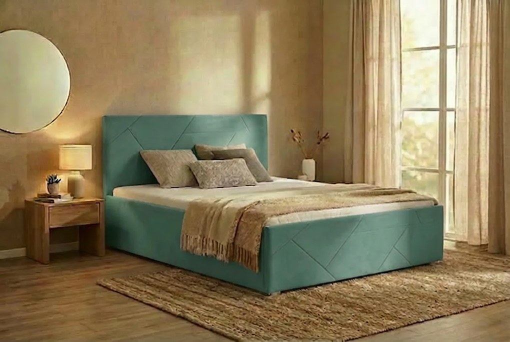 Postel TONY 160x200 cm Mätový Bez matraca