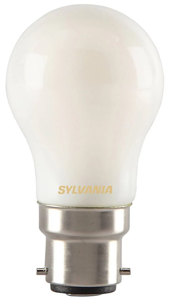 LED kvapková žiarovka B22 4,5 W 827 matná