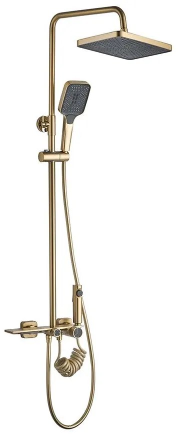 Sprchová sada Helix Zlatá brúsená Rea P6621