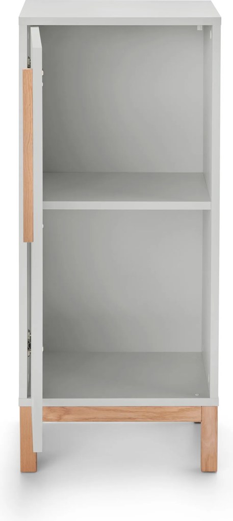 Plochá odkladacia skrinka do kúpeľne »Eklund«, svetlosivá