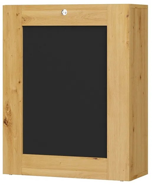 Rozkladací PC stolík Till (dub artisan + čierna). Akcia -7%. Vlastná spoľahlivá doprava až k Vám domov. 1124835