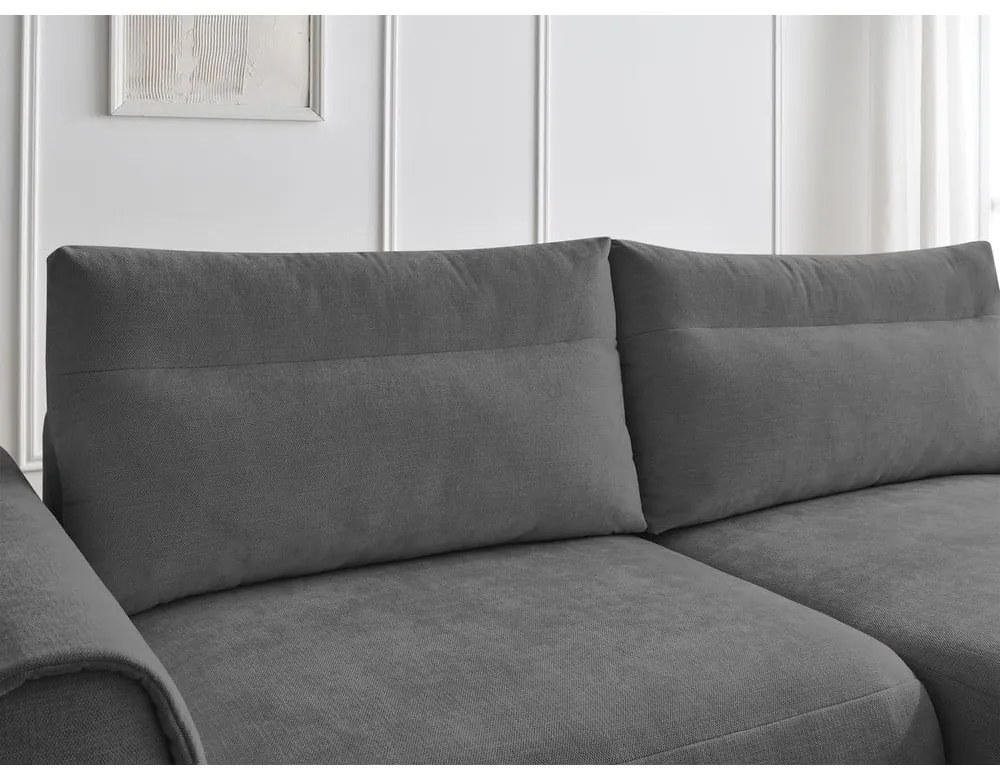 Sivá rohová pohovka Aden – Bobochic Paris