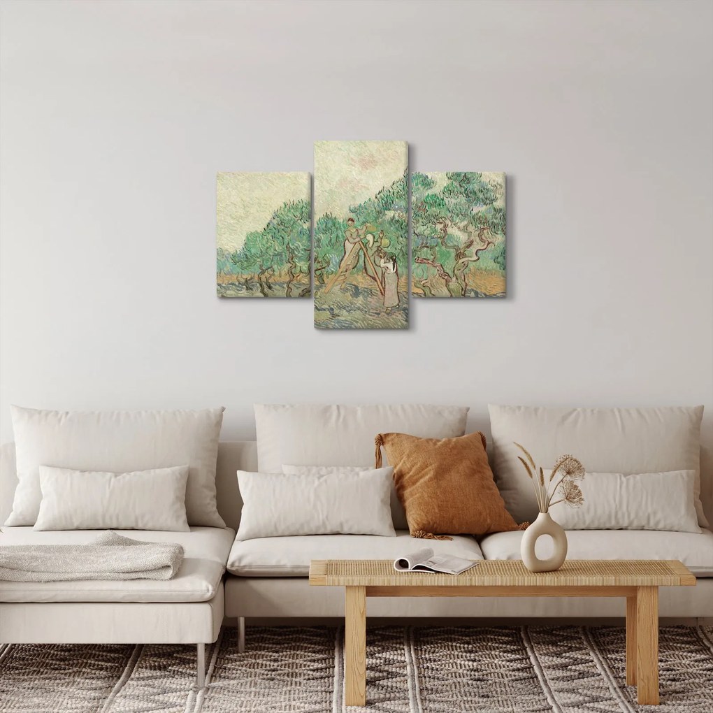 Obraz - Vincent van Gogh, The Olive Orchard, reprodukcia (90x60 cm)