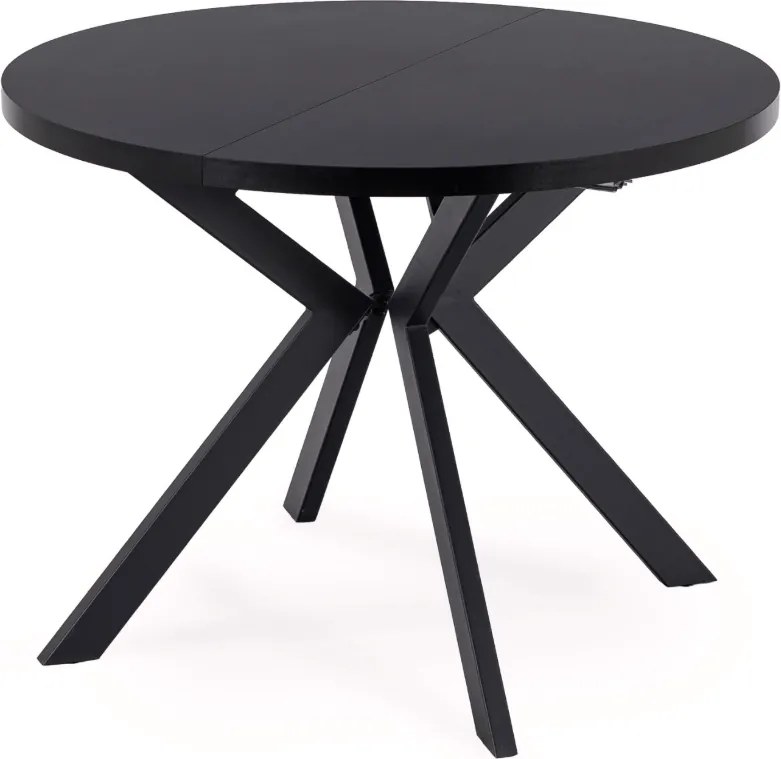 Rozkladací stôl LUKAS 100-250 cm čierny