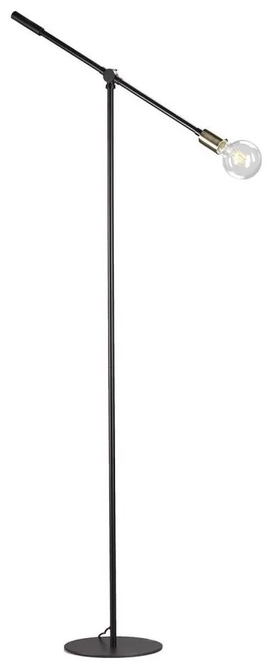 ONLI - Stojacia lampa ASTE 1xE27/15W/230V čierna/zlatá