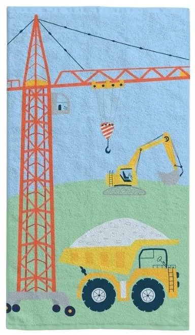 Dětský bavlněný ručník KIDS 007 30x50 cm modro-zelený