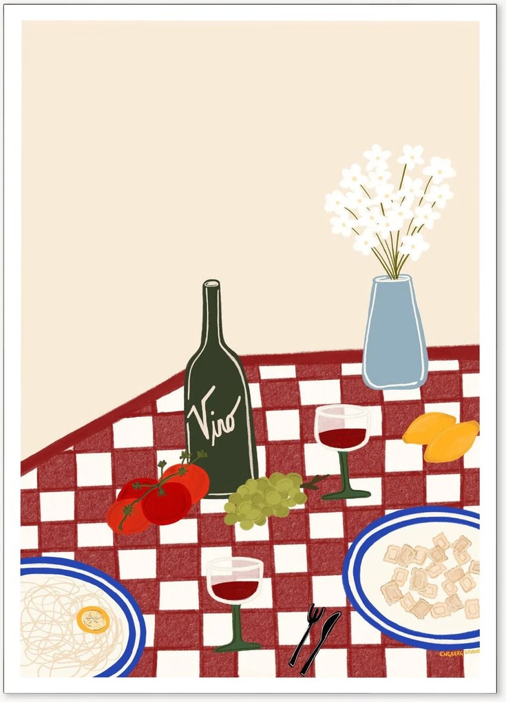 Plagát Italian Dinner