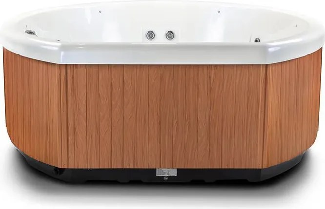 Hanscraft Vírivka OKA WAVE 3 Farba bočníc: Teak, Farba škrupiny: Tuscan sun