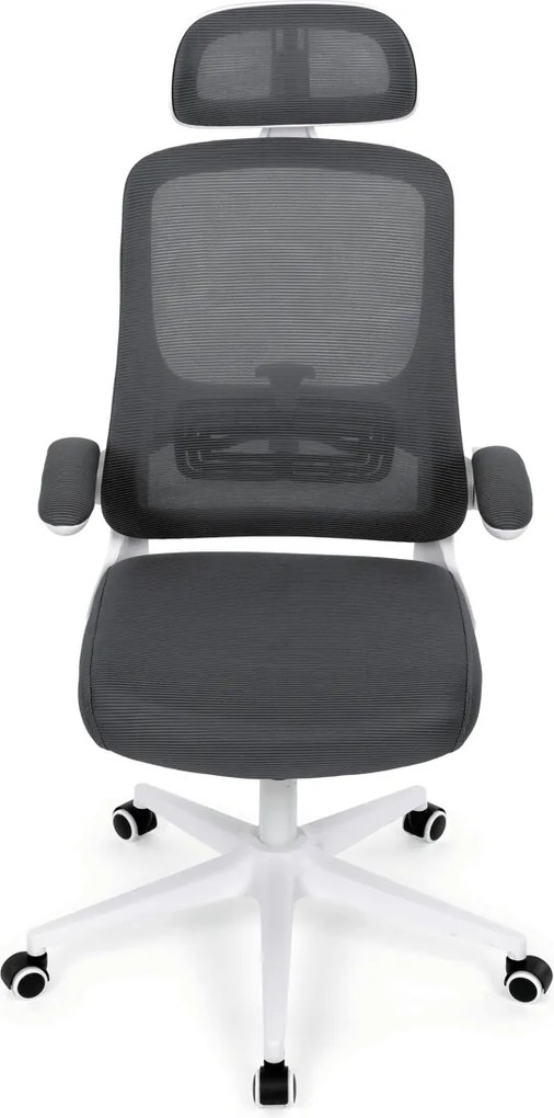 Kancelárska stolička KA-Q843 GREY Farba: Sivá