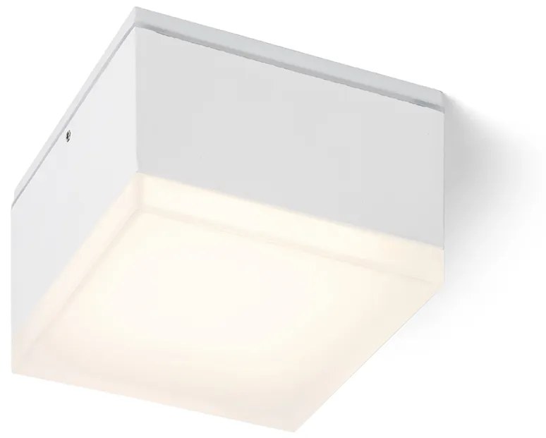 RENDL R13628 ORIN LED vonkajšie svietidlo, stropné IP54 biela satinovaný akrylát